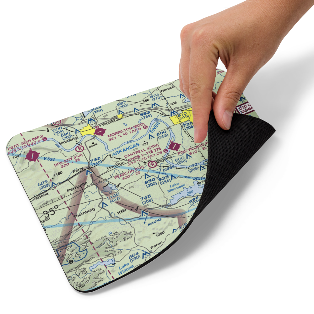 Pearson Field (AR13) VFR Sectional Mouse Pad 