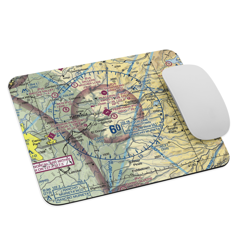 Perryman Airport (7CL9) VFR Sectional Mouse Pad 