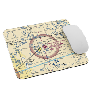 Perryton Ochiltree County Airport (PYX) VFR Sectional Mouse Pad
