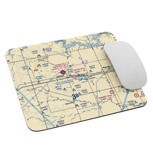 Pete's Port Airport (55ND) VFR Sectional Mouse Pad
