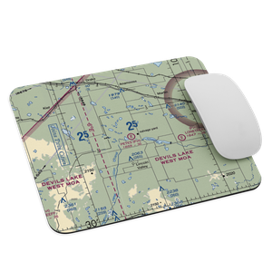 Pete's Tractor Salvage Airport (ND75) VFR Sectional Mouse Pad