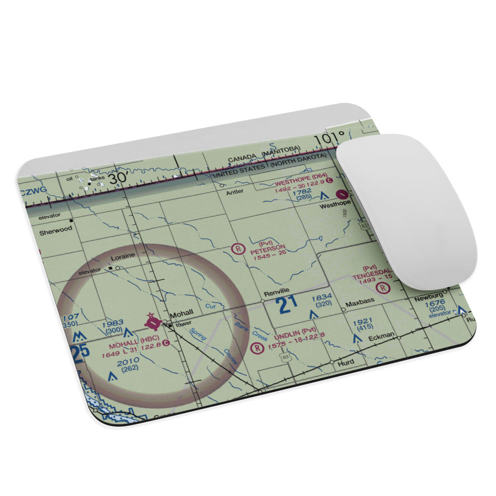 Peterson Airstrip (4NA3) VFR Sectional Mouse Pad 