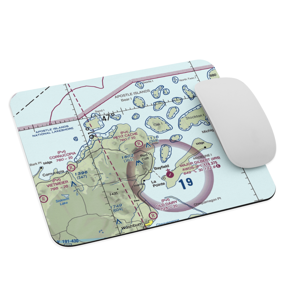 Petit Cache Airport (WS19) VFR Sectional Mouse Pad 
