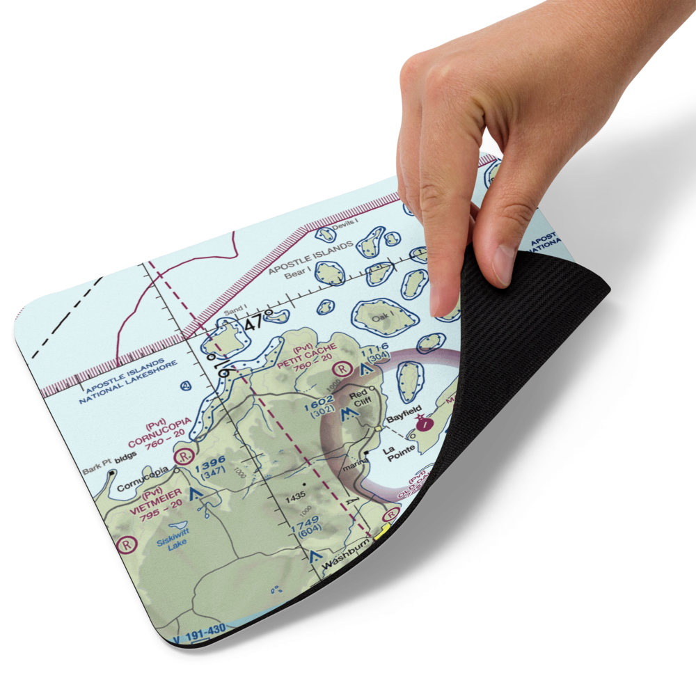 Petit Cache Airport (WS19) VFR Sectional Mouse Pad 