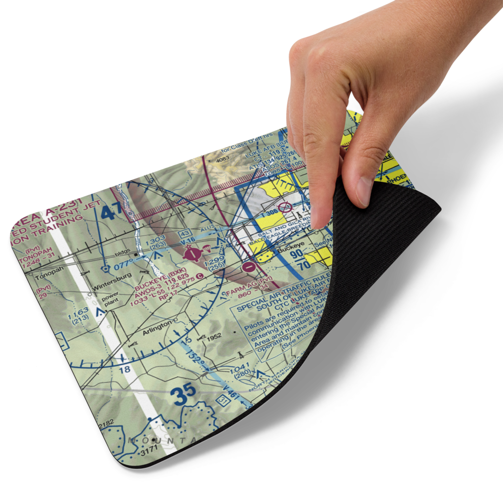 Pierce Airport (10AZ) VFR Sectional Mouse Pad 