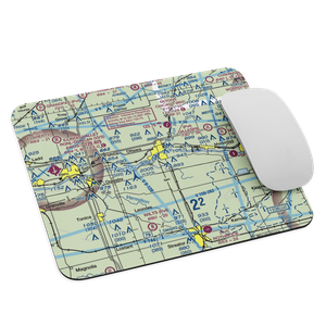 Pike's Airport (22LL) VFR Sectional Mouse Pad