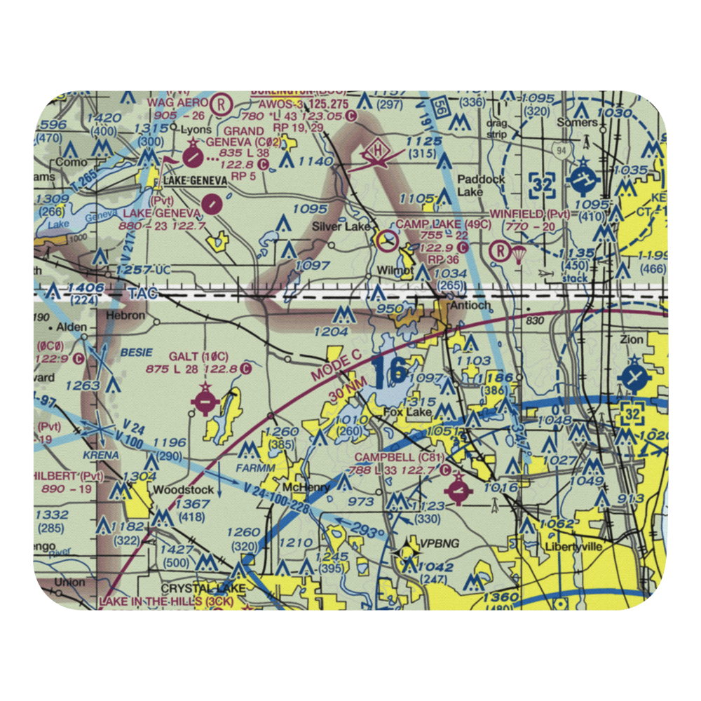 Pillow Hill Airport (3LL4) VFR Sectional Mouse Pad 