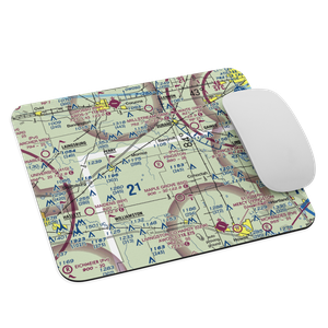 Pingston Aeroworks Airport (54MI) VFR Sectional Mouse Pad