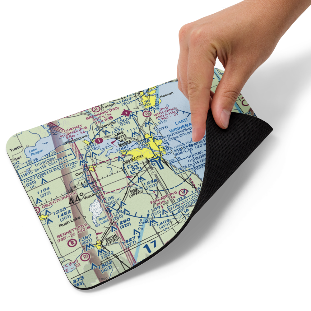 Pioneer Airport (WS17) VFR Sectional Mouse Pad 