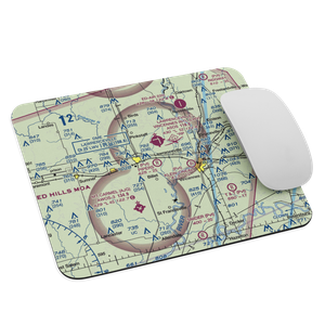Piper's Landing Airport (IS34) VFR Sectional Mouse Pad