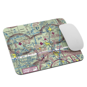 Piqua Airport-Hartzell Field (I17) VFR Sectional Mouse Pad