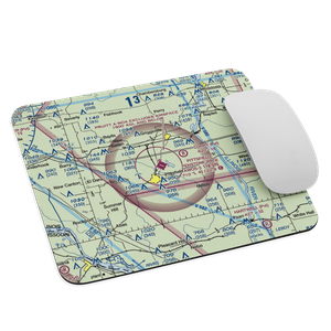 Pittsfield Penstone Municipal Airport (PPQ) VFR Sectional Mouse Pad