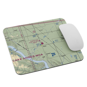 Platte Municipal Airport (1D3) VFR Sectional Mouse Pad