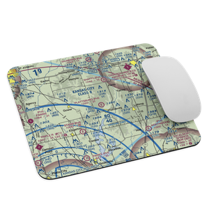 Plattsburg Airpark (5MO) VFR Sectional Mouse Pad