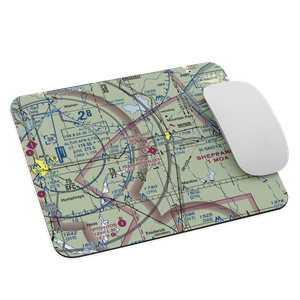 Pleasant Valley Airport (07OK) VFR Sectional Mouse Pad