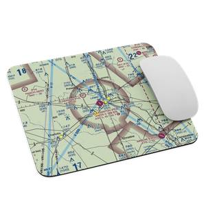 Pleasanton Municipal Airport (PEZ) VFR Sectional Mouse Pad