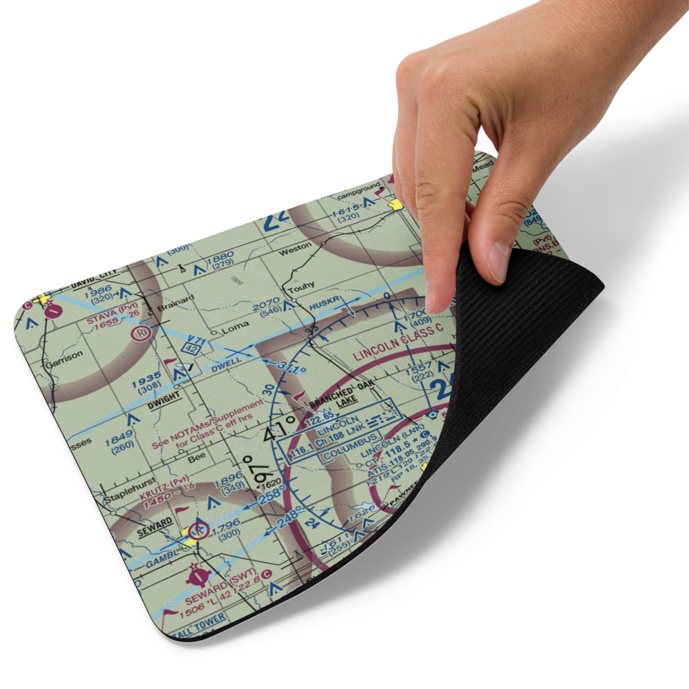 Polaks Sky Ranch Airport (NE24) VFR Sectional Mouse Pad 