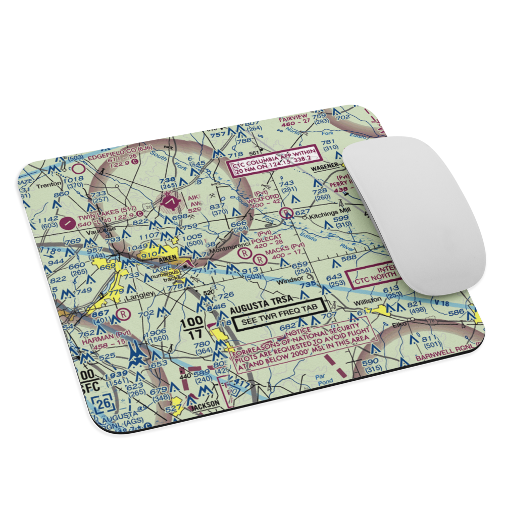 Polecat Aerodrome (SC67) VFR Sectional Mouse Pad 