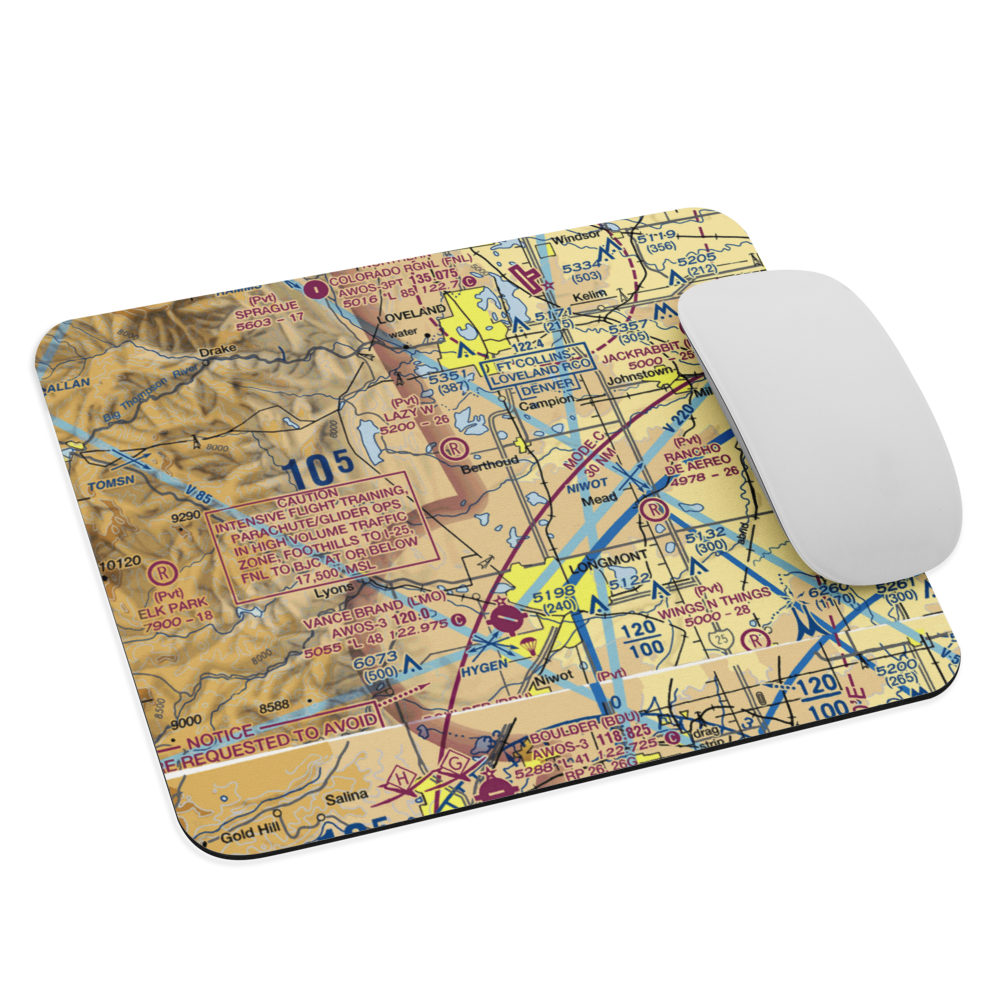 Pond's Field (CD39) VFR Sectional Mouse Pad 
