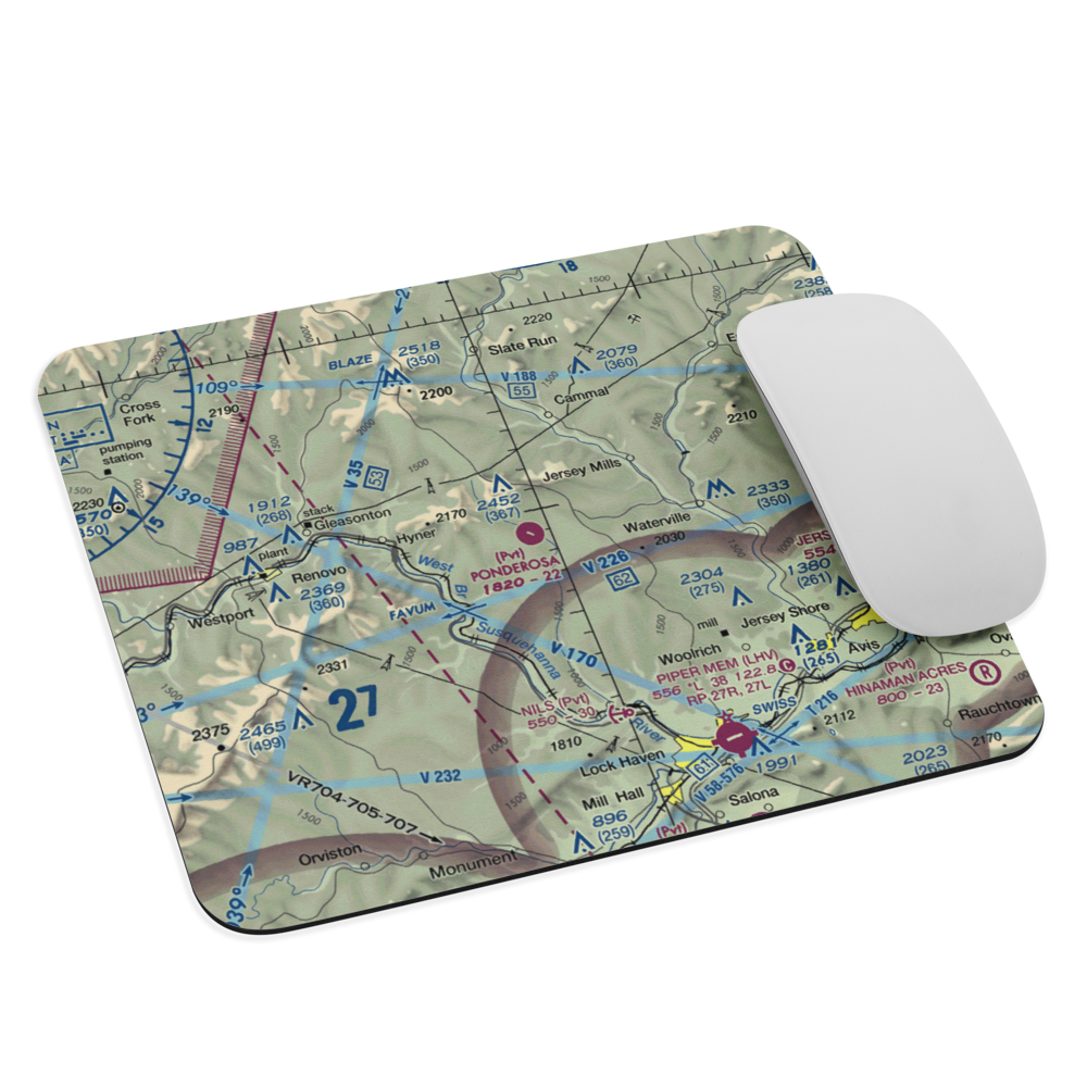Ponderosa Airport (4PA5) VFR Sectional Mouse Pad 