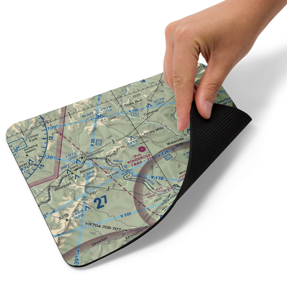 Ponderosa Airport (4PA5) VFR Sectional Mouse Pad 