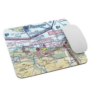 Port Angeles Cgas Airport (NOW) VFR Sectional Mouse Pad