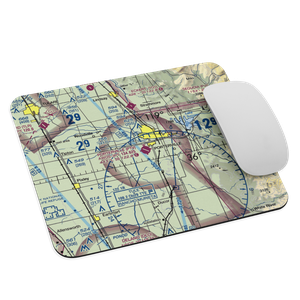 Porterville Municipal Airport (PTV) VFR Sectional Mouse Pad