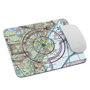 Portland International Jetport (PWM) VFR Sectional Mouse Pad