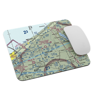 Pratt's Eastern Divide Airport (D88) VFR Sectional Mouse Pad