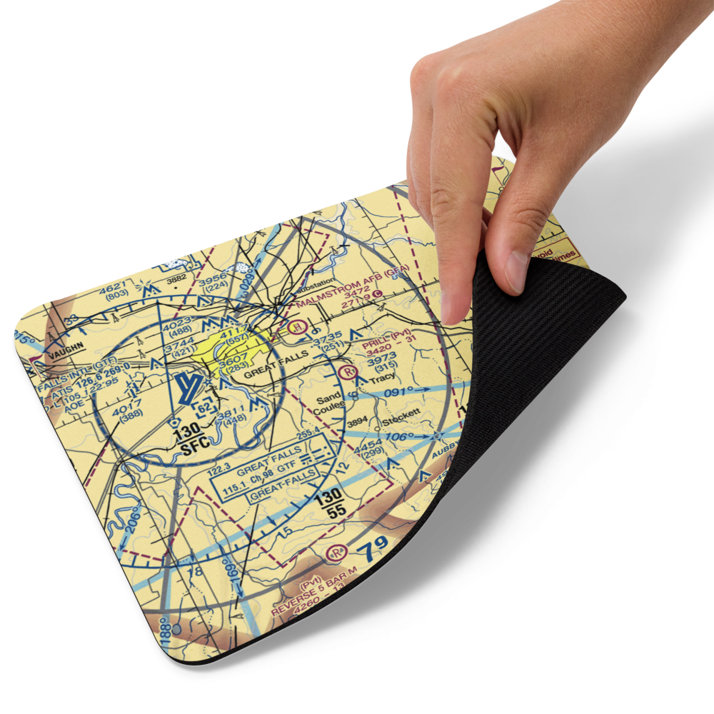 Prill Field (1MT7) VFR Sectional Mouse Pad 