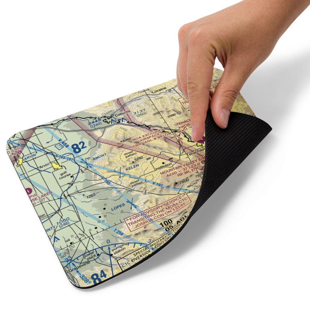 Psk Ranch Airport (9CA0) VFR Sectional Mouse Pad 