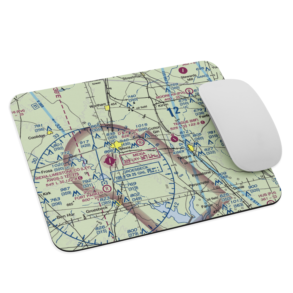 Pt Enterprise D&W Ranch Airport (11TS) VFR Sectional Mouse Pad 