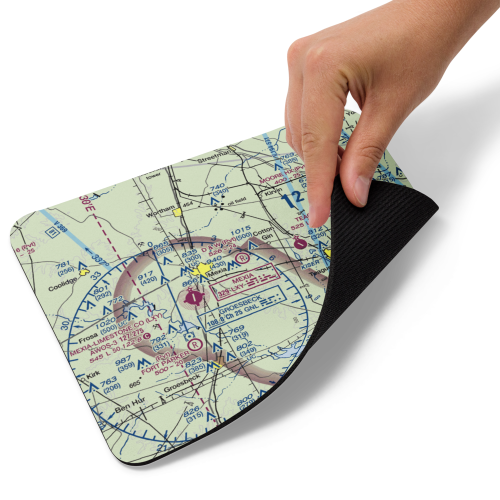 Pt Enterprise D&W Ranch Airport (11TS) VFR Sectional Mouse Pad 