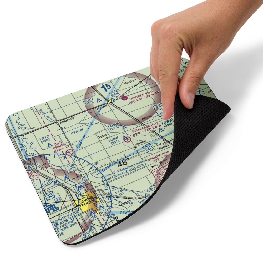 Pulkrabek Private Landing Field (MN06) VFR Sectional Mouse Pad 