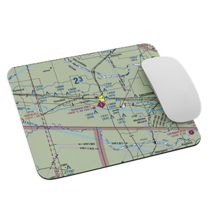 Quanah Municipal Airport (F01) VFR Sectional Mouse Pad