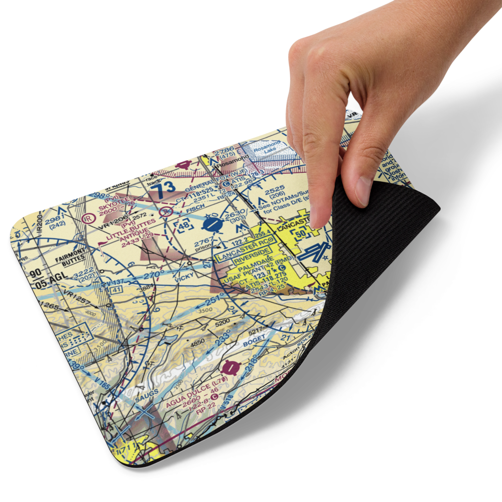 Quartz Hill Airport (RZH) VFR Sectional Mouse Pad 