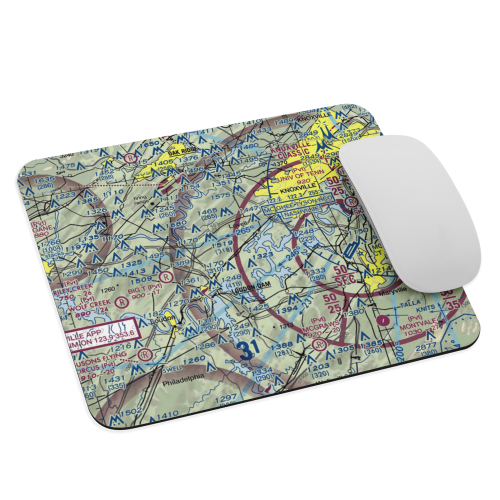 Raby Airpark (8TN3) VFR Sectional Mouse Pad 