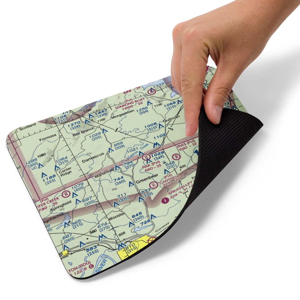 Rak Airport (20AR) VFR Sectional Mouse Pad 