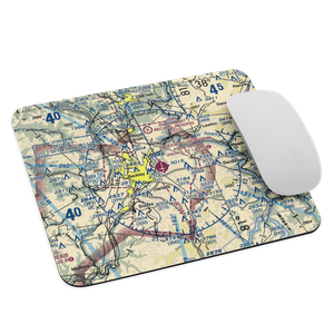 Raleigh County Memorial Airport (BKW) VFR Sectional Mouse Pad