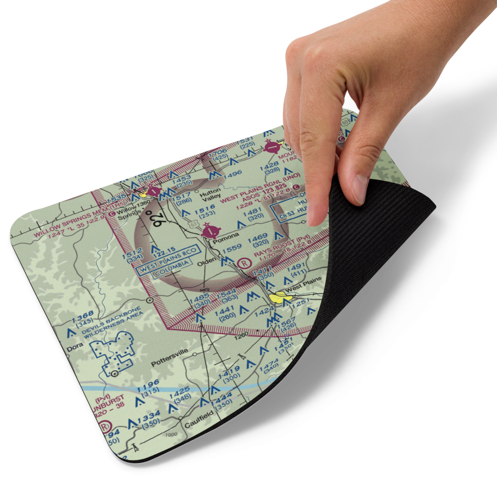 Ray's Roost Airport (94MO) VFR Sectional Mouse Pad 