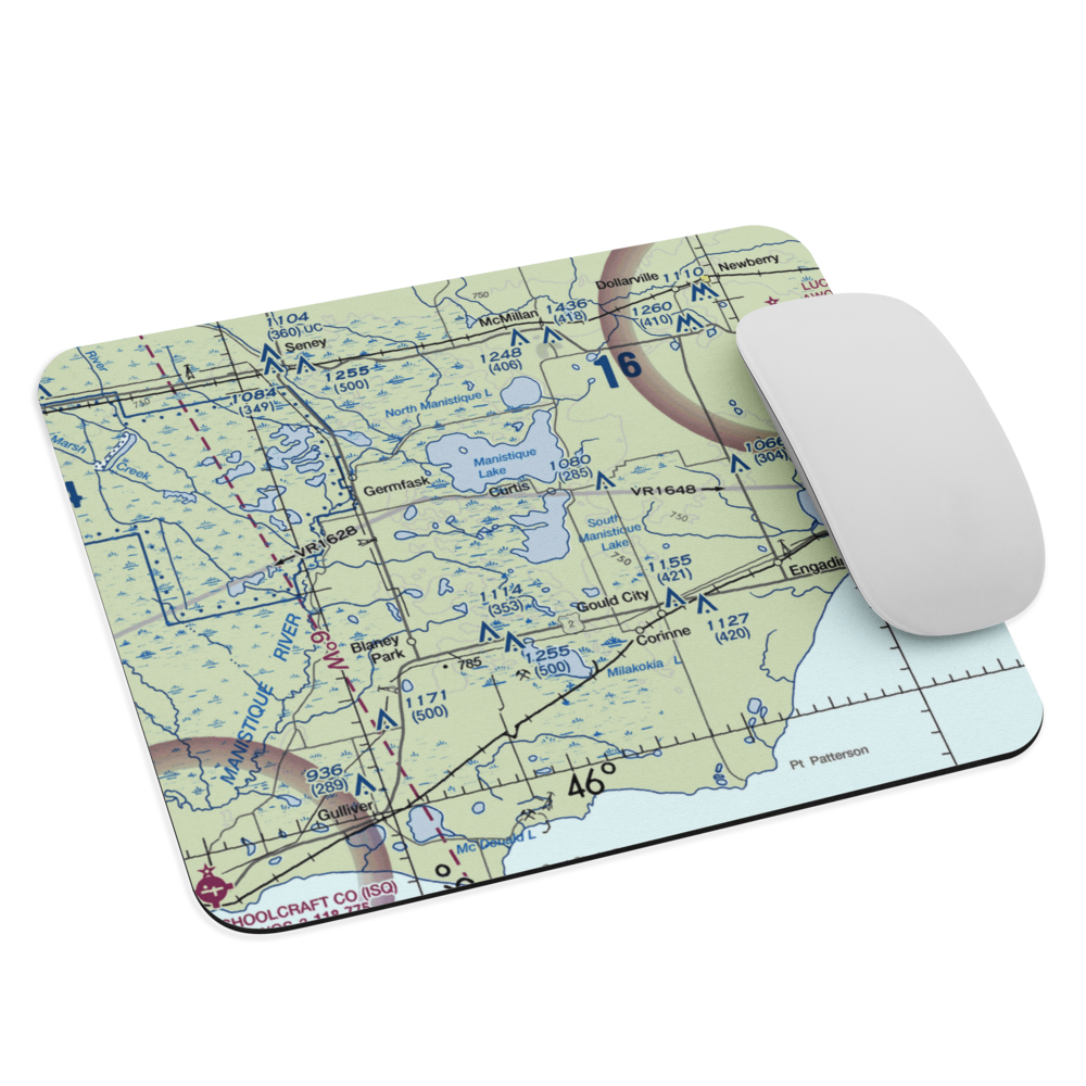 Read Seaplane Base (MI03) VFR Sectional Mouse Pad 