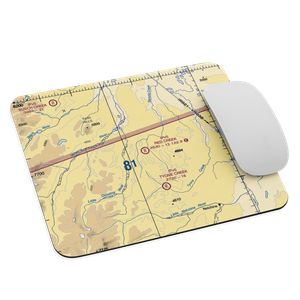 Red Creek Airport (AK80) VFR Sectional Mouse Pad