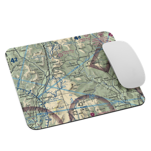 Red Fox Airport (VT02) VFR Sectional Mouse Pad
