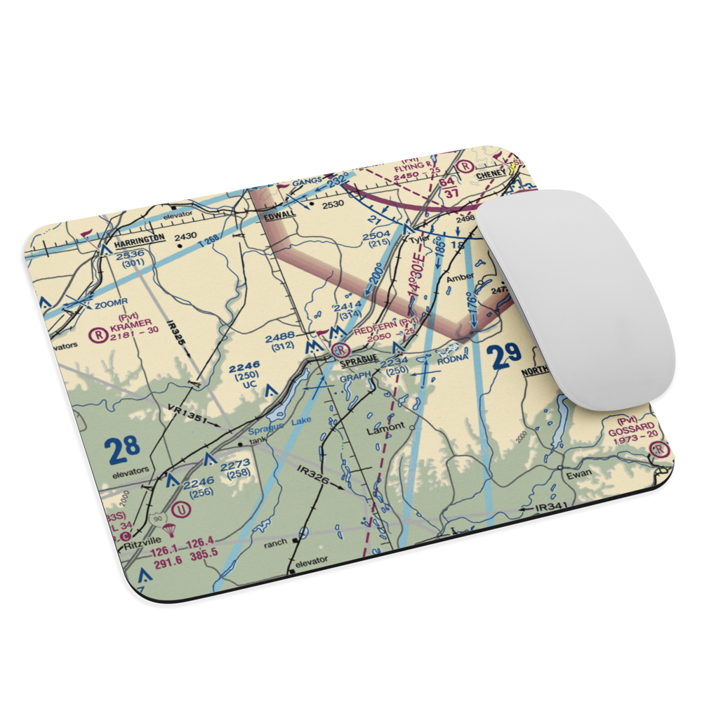Redfern Aerodrome (WN41) VFR Sectional Mouse Pad 