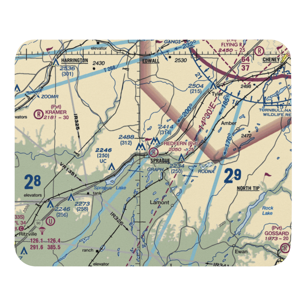 Redfern Aerodrome (WN41) VFR Sectional Mouse Pad 