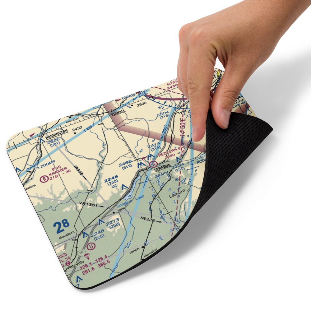 Redfern Aerodrome (WN41) VFR Sectional Mouse Pad 