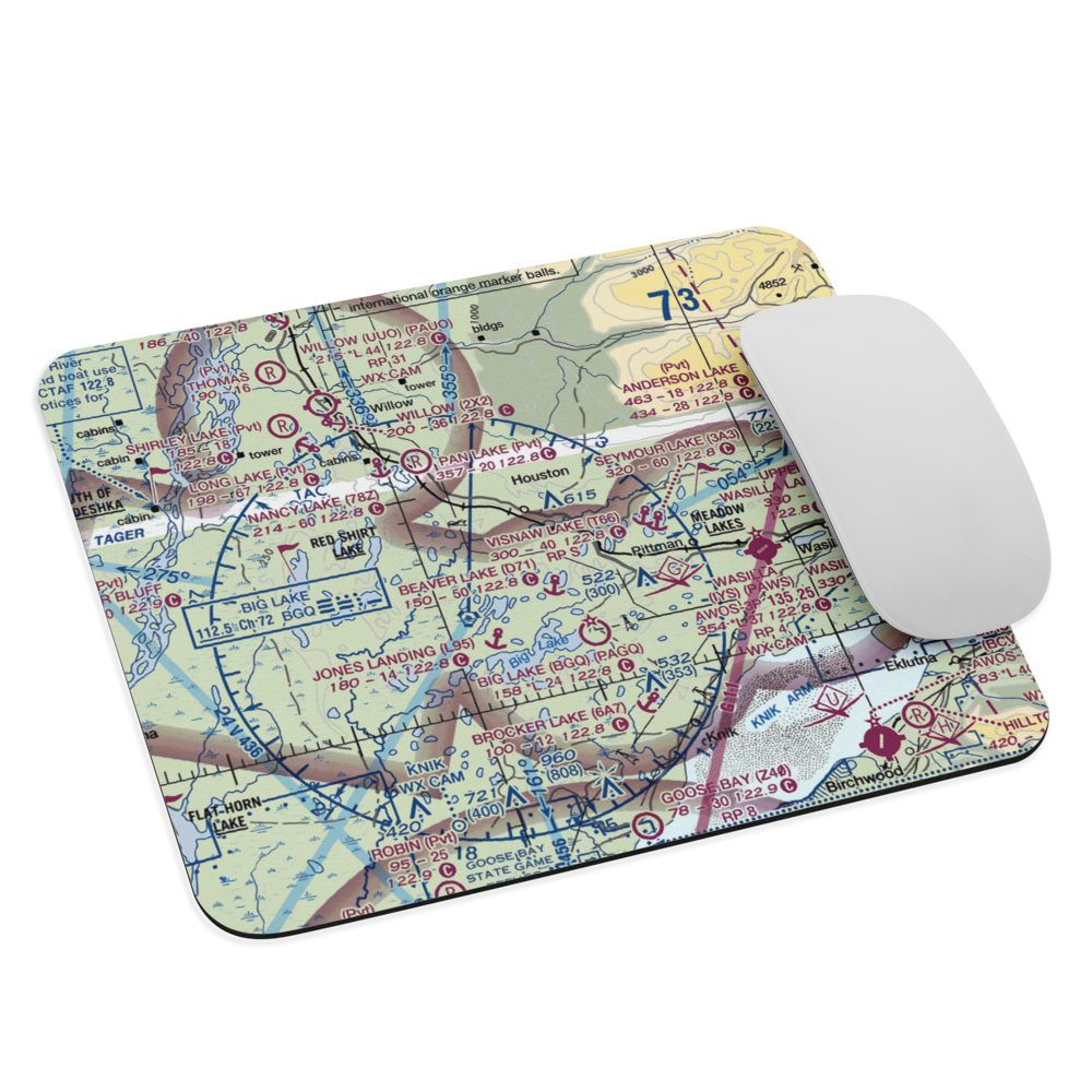 Reids Landing Airport (AK29) VFR Sectional Mouse Pad 