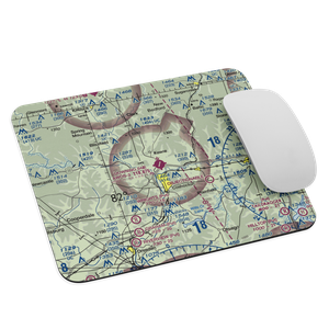 Richard Downing Airport (I40) VFR Sectional Mouse Pad