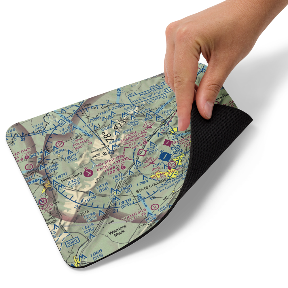 Ridge Soaring Gliderport (79N) VFR Sectional Mouse Pad 