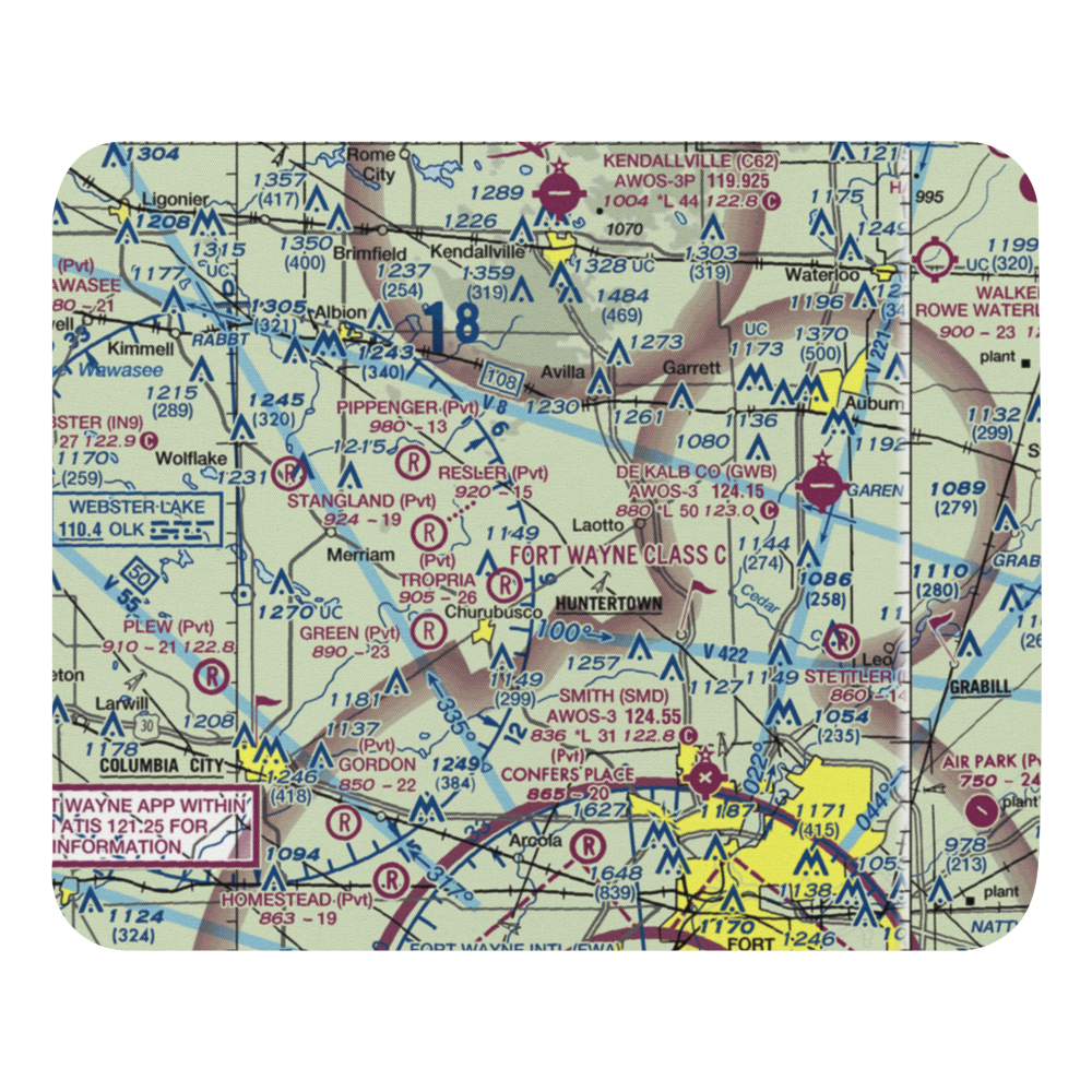 Ries Airport (76II) VFR Sectional Mouse Pad 